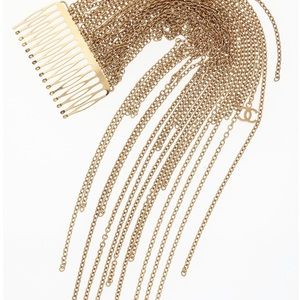 Chanel Hair Comb -Gold